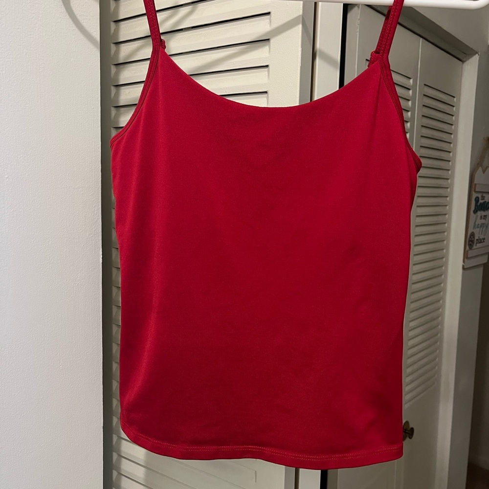 DKNY City Beaded Cable-Knit Red Sweater, Size Large - Picture 6 of 7